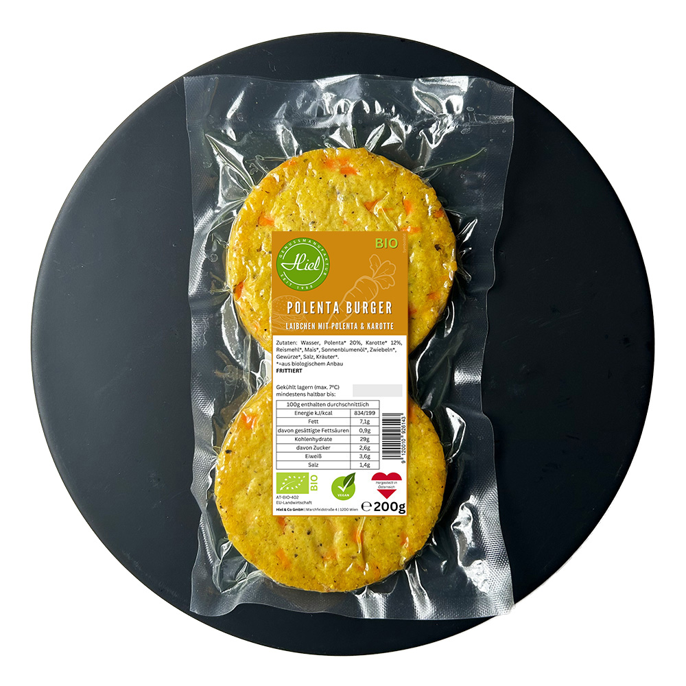 Polenta-Karotte Burger 2x100g